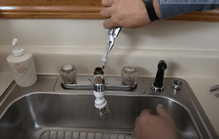 defective kitchen sink faucet diverter part